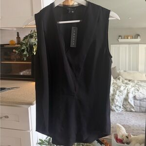 Theory Taneah Top in Modern Georgette